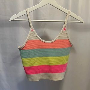 Multicolor knit tank